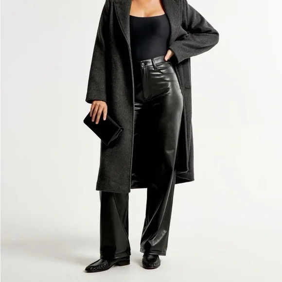 Curve Love Vegan high rise loose pant - Picture 2 of 6